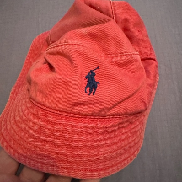 Ralph Lauren Pink Kids Bucket Hat - Picture 4 of 4
